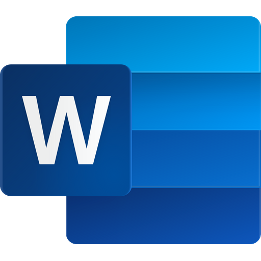 Microsoft Word Advanced course logo